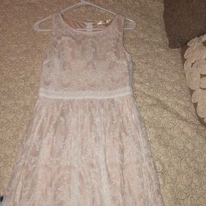 Ivory lace dress